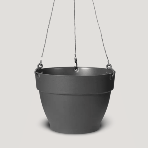 Elho Anthracite Hanging Basket (26cm)