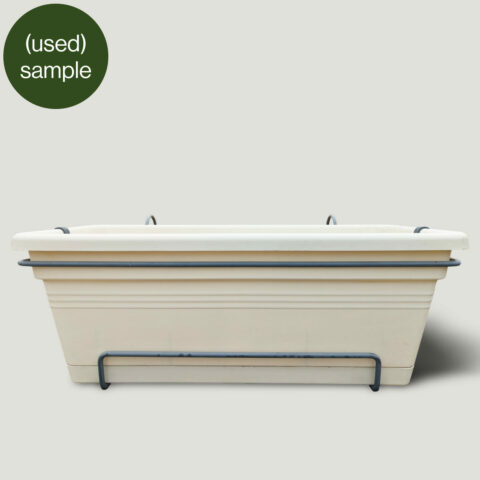 Elho White Hanging Trough (55cm) - Used sample